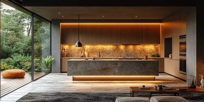 Co na ścianę między meble kuchenne?