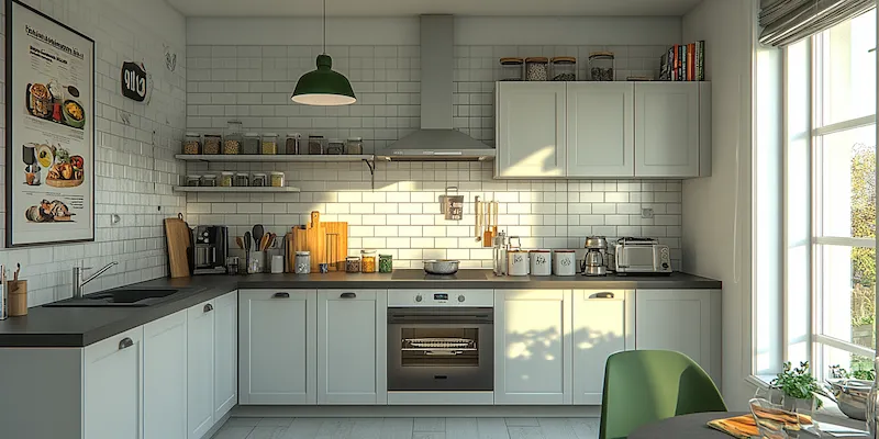 Czerwone meble kuchenne jakie ściany?