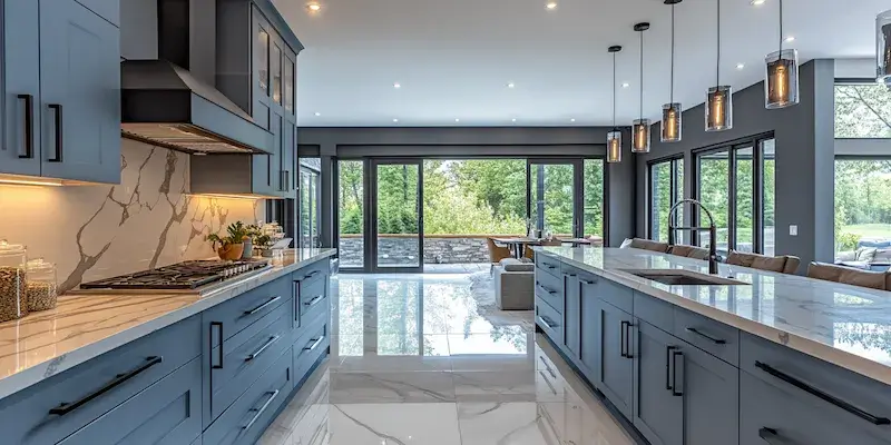 Czerwone meble kuchenne jakie ściany?