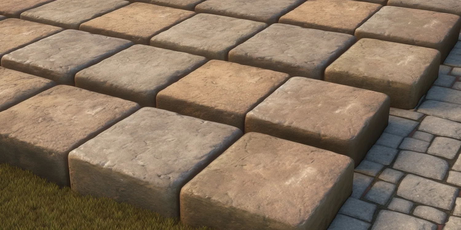 Podjazd do domu z kostki brukowej